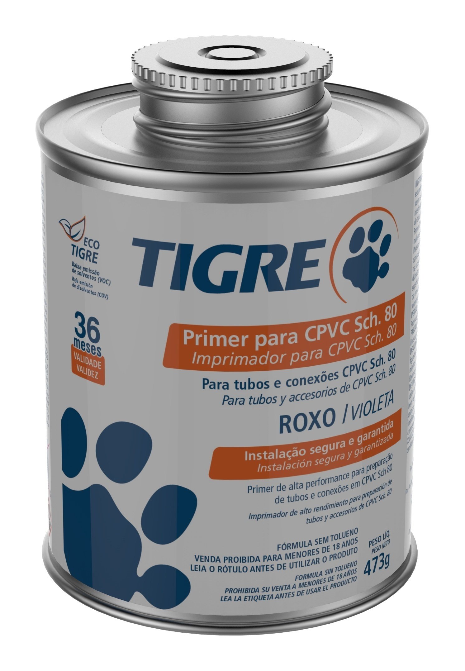 Primer para CPVC e PVCU Industrial SCH.80 Tigre