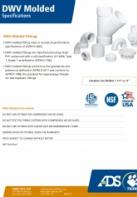 DWV Molded Especificaciones